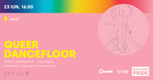 Queer Dancefloor | DANCE WORKSHOPS - Club Styles: Waacking, Voguing & House dance @ INFLUX